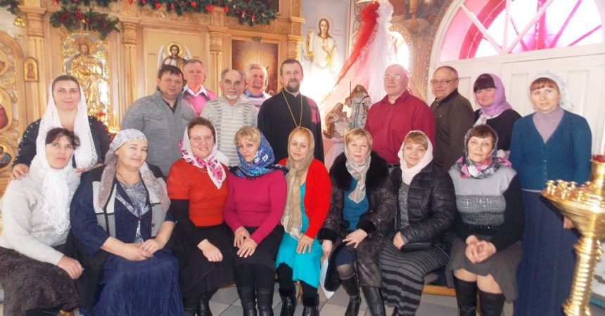 В храме Воскресения Словущего г. Приморско-Ахтарска состоялась праздничная рождественская встреча семейного клуба “Очаг”