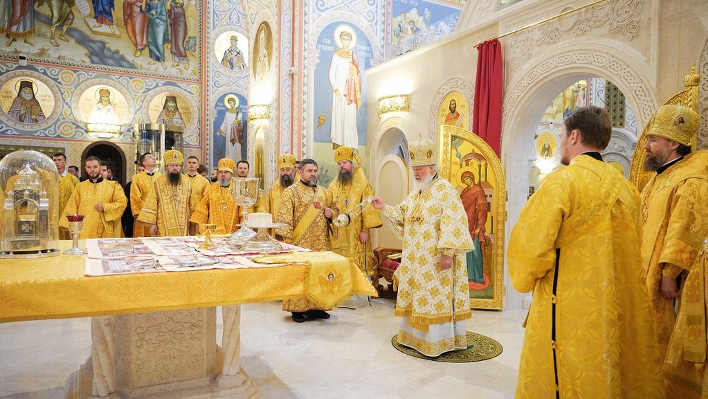 Стройка храма Андрея Первозванного в Геленджике