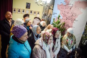 Церковно-историчесикий кабинет Ейской епархии посетили прихожане кафедрального собора города Ейска
