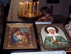 В преддверии Рождества Христова была совершена Божественная Литургия в станице Придорожной
