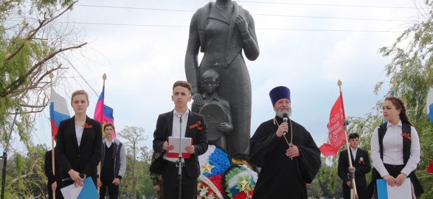 День Победы в селе Воронцовка Ейского района