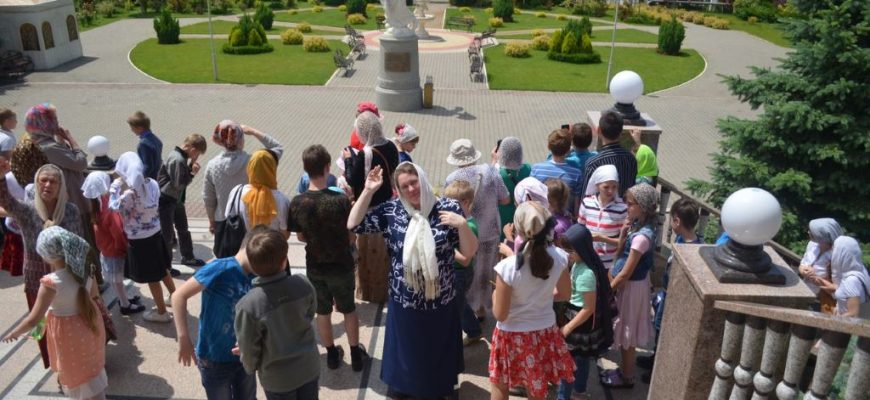 При храме Вознесения Господня г. Тимашевска начала работу детская летняя площадка
