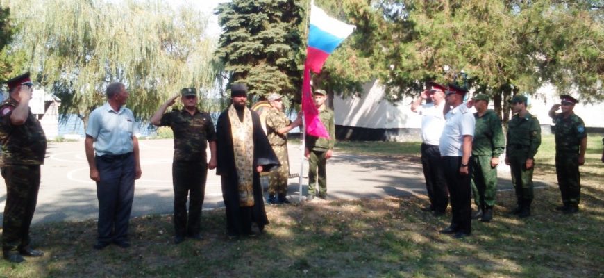 Военно-полевые сборы допризывной молодежи Ейского казачьего отдела ККВ