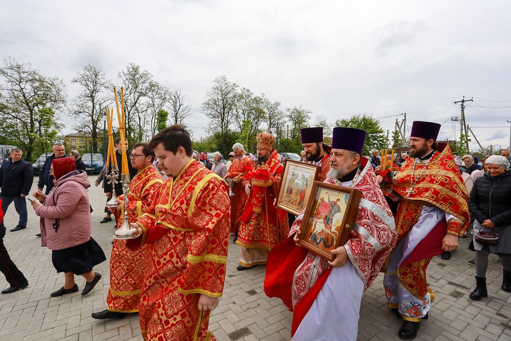 Храм Георгия Победоносца станицы Брюховецкой отметил престольный праздник